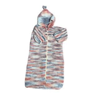 Soft and warm crochet baby bunting